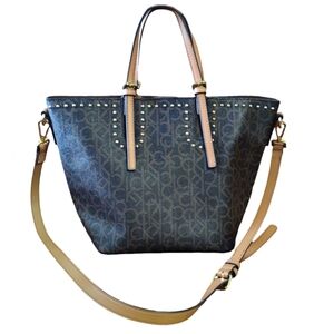 Calvin Klein Leather Tote Bag